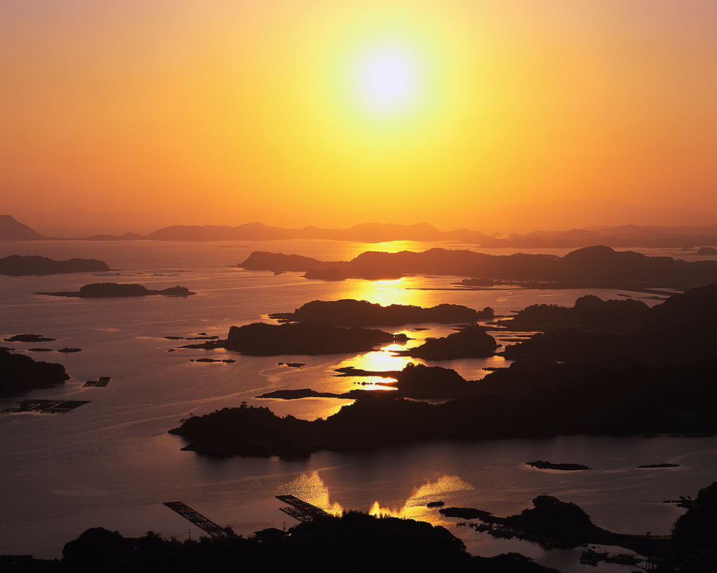 Kujuku Island at Sunset